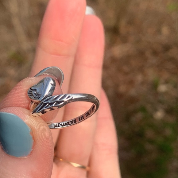 Silver always in my heart ring - Picture 4 of 7
